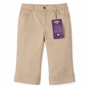 NWT GLORIA VANDERBILT Amanda Tummy Slimmer Capri 8